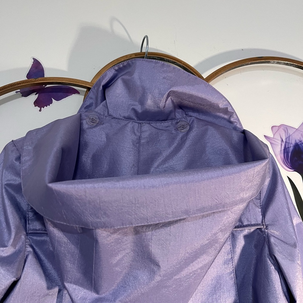 Lavender Embroidered Little. 100% polyester Shell & lining. - Picture 8 of 10